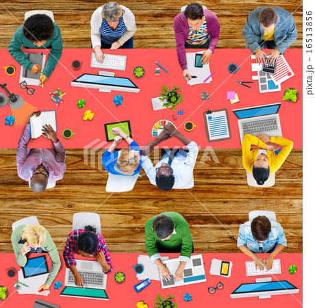 Business People Working Office Place of Work Concept 16513856