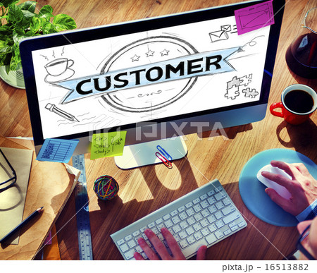 Customer Satisfaction Support Service Quality Concept Customer Satisfaction Support Service Quality Concept 16513882