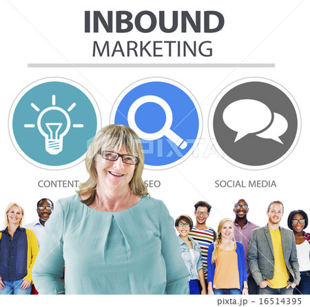 Inbound Marketing Commerce Content Social Media Concept Inbound Marketing Commerce Content Social Media Concept 16514395