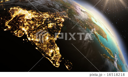 Planet Earth Asia zone 16518218