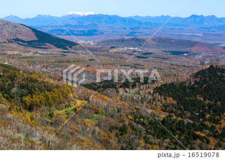 狩勝峠からの風景(新得町側/北海道上川郡新得町) 狩勝峠からの風景(新得町側/北海道上川郡新得町) 16519078