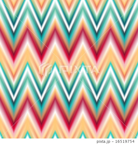 Vector seamless ikat ethnic pattern Vector seamless ikat ethnic pattern 16519754