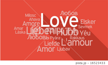 LOVE in different languages, word tag cloud LOVE in different languages, word tag cloud 16523433