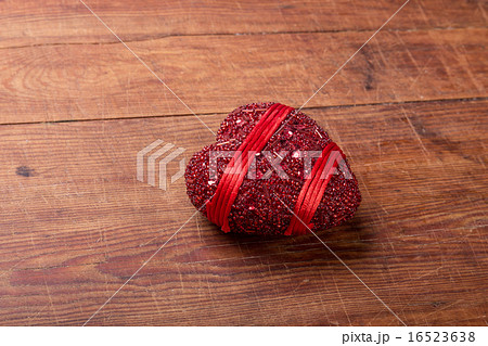 heart on old wooden background 16523638