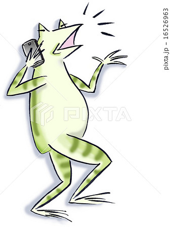 歩きスマホ蛙 歩きスマホ蛙 16526963