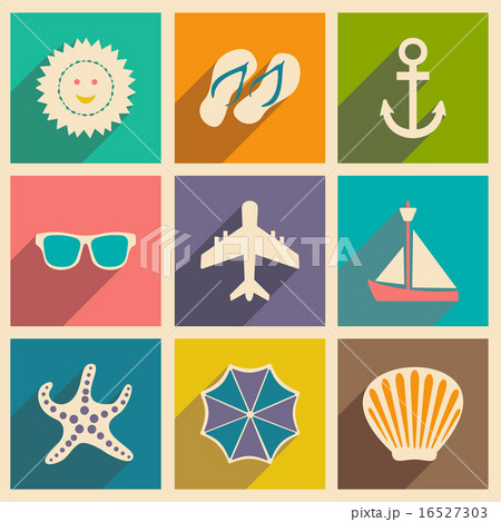 Flat with shadow concept and mobile application travel icons Flat with shadow concept and mobile application travel icons 16527303