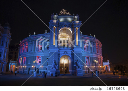 The Odessa Opera House in the Evening 16528698