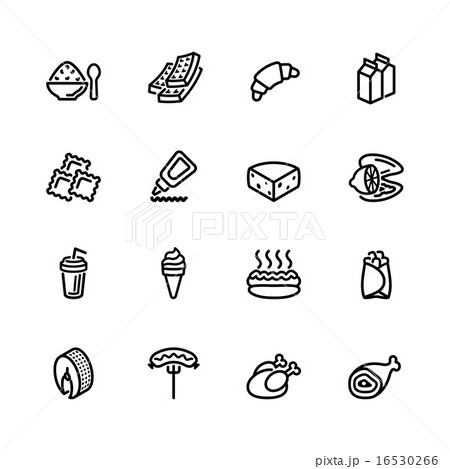 food icon set food icon set 16530266