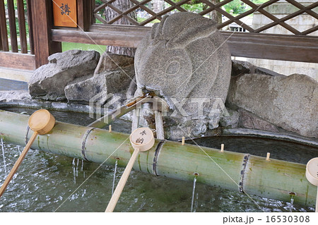 大阪 住吉大社 ウサギの水口 大阪 住吉大社 ウサギの水口 16530308