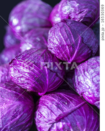 Purple cabbage in market place 16530369