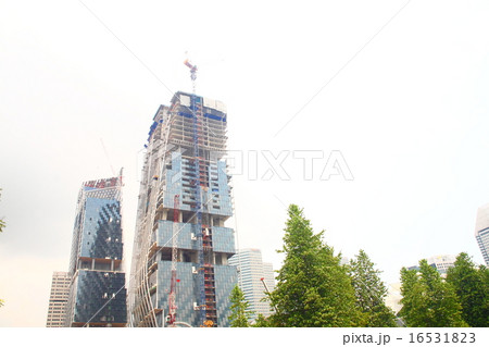 シンガポールの高層ビル建築現場の画像 シンガポールの高層ビル建築現場の画像 16531823