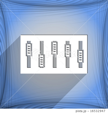 Dj console mix handles and buttons icon symbol. Tr Dj console mix handles and buttons icon symbol. Tr 16532947