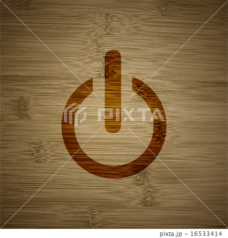 Power  icon symbol Flat modern web design with lon 16533414