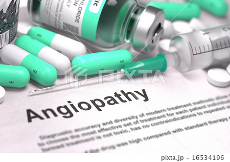 Angiopathy Diagnosis. Medical Concept. Angiopathy Diagnosis. Medical Concept. 16534196