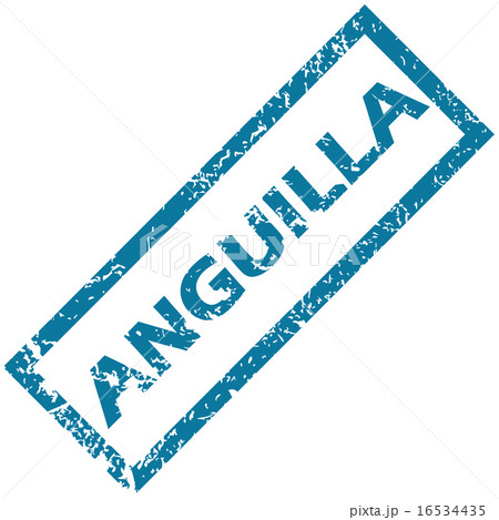 Anguilla rubber stamp  16534435