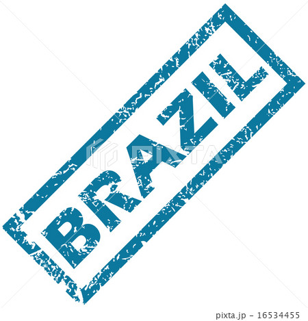 Brazil rubber stamp  16534455
