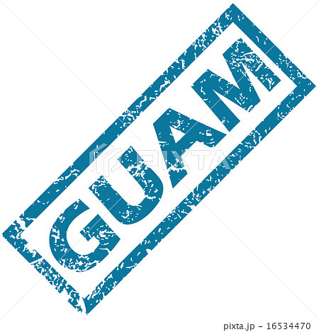 Guam Rubber Stamp のイラスト素材