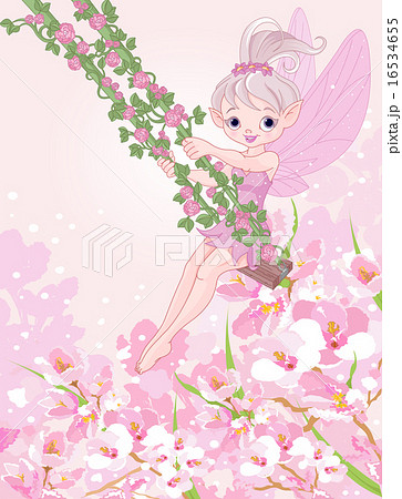 Pixy Fairy on a Swing Pixy Fairy on a Swing 16534655