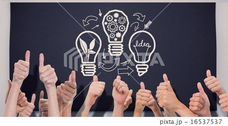 Composite image of group of hands giving thumbs up Composite image of group of hands giving thumbs up 16537537