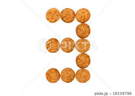 煎餅の数字 煎餅の数字 16539796
