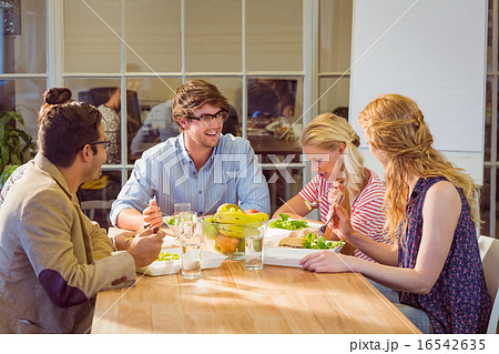 Business people having lunch Business people having lunch 16542635