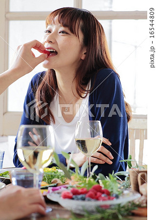 オーガニックフードランチ　カップル 16544809