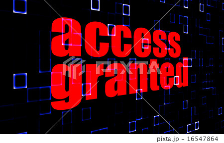 Access Granted on digital background 16547864