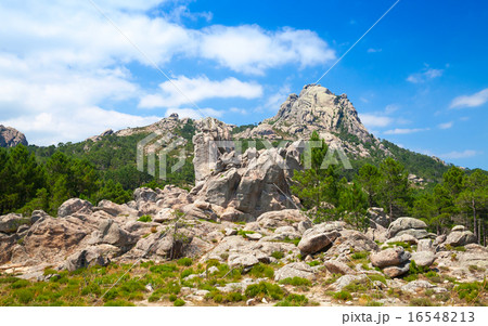 Mountains and cloudy sky, Corsica, France Mountains and cloudy sky, Corsica, France 16548213