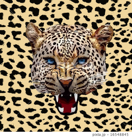 Leopard print pattern. Repeating background  16548845
