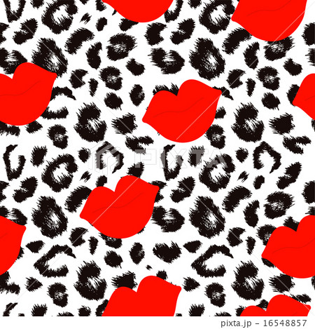 Leopard print pattern. Repeating seamless vector animal background Leopard print pattern. Repeating seamless vector animal background 16548857