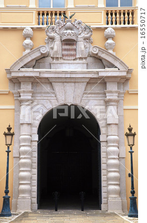 Main entrance of Prince's Palace of Monaco Main entrance of Prince's Palace of Monaco 16550717