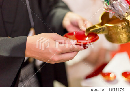 Bride's kimono by pure white dress 16551794