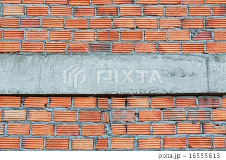 brick wall in residential building construction brick wall in residential building construction 16555613