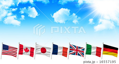 G7 国旗 背景 G7 国旗 背景 16557195