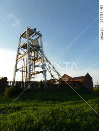 三池炭鉱の宮原坑跡 16557499