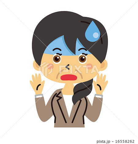 スーツのおばさん【三頭身・シリーズ】 16558262