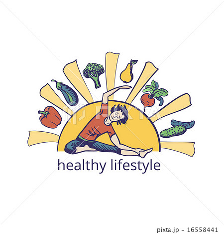 Healthy lifestyle symbol Healthy lifestyle symbol 16558441