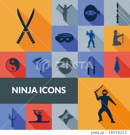 Ninja Icons Black Set 16559223