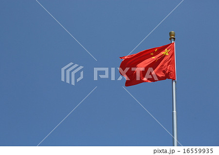 北京　天安門広場　国旗掲揚台 16559935