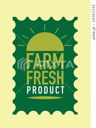Fresh from the farm product stamp 16561542