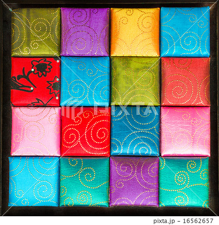 A square, Fabric texture collection and background 16562657