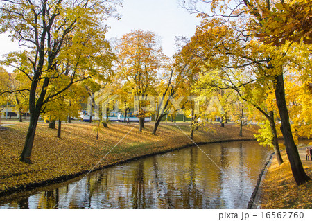 秋のピルセータス運河(ラトビア・リガ) 秋のピルセータス運河(ラトビア・リガ) 16562760