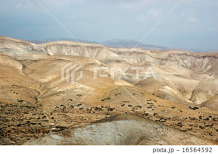 Panorama of Arava desert,Israel 16564592