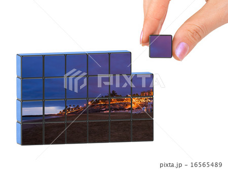 Hand and Tenerife Canary (my photo) puzzle Hand and Tenerife Canary (my photo) puzzle 16565489