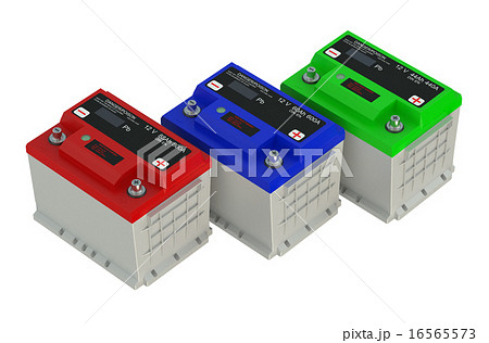 three colored batteries car three colored batteries car 16565573