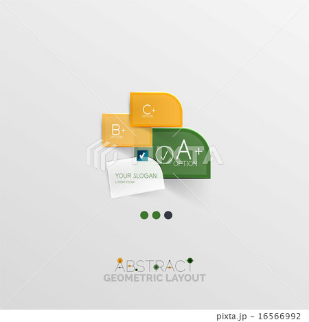 Modern abstract geometric info banner 16566992