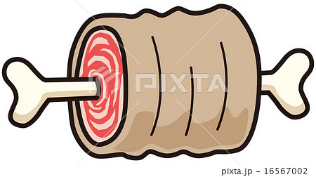 骨付きの肉のイラスト素材 16567002 Pixta