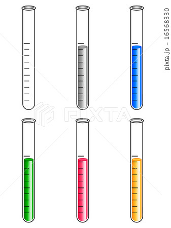 試験管のイラスト素材