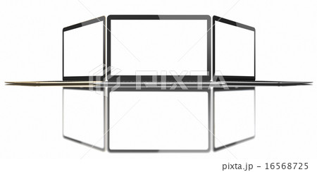 Laptop with blank screen 16568725