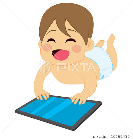 Baby With Tablet Baby With Tablet 16569456